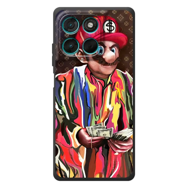 Чехол с принтом «Mario LV» для Motorola MOTO G86 Power