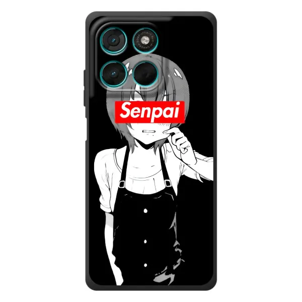 Чехол с принтом «Senpai» для Motorola MOTO G86 Power