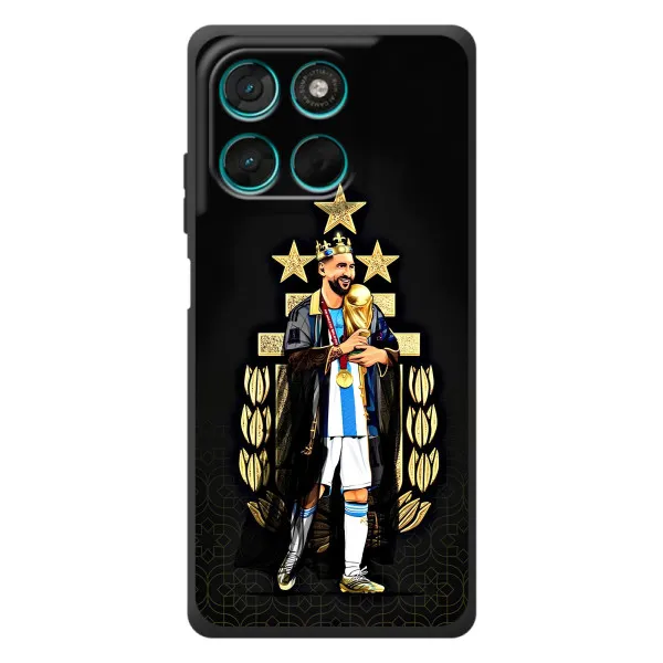 Чехол с принтом «Месси Король» для Motorola MOTO G86 Power