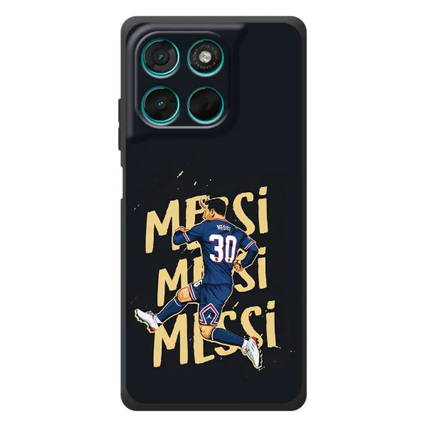 Чехол с принтом «Messi ПСЖ» для Motorola MOTO G86 Power