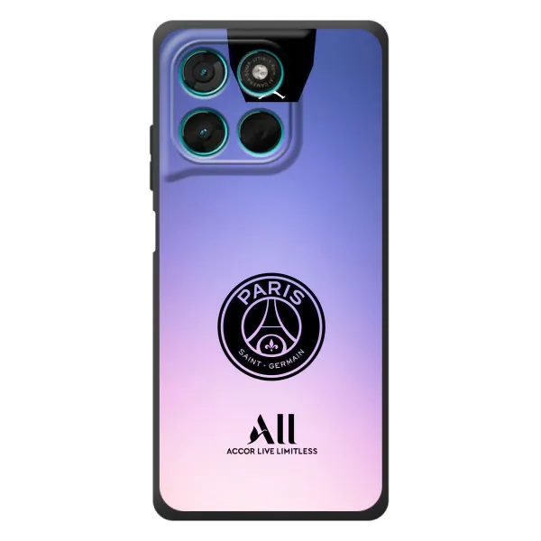 Чехол с принтом «лого PSG» для Motorola MOTO G86 Power