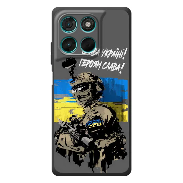 Чехол с принтом «Героям Слава» для Motorola MOTO G86 Power Чехол с принтом «Героям Слава» для Motorola MOTO G86 Power