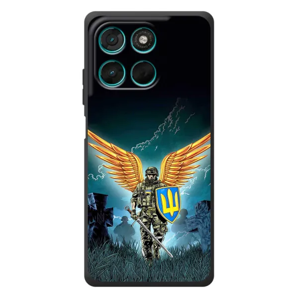 Чехол с принтом «Солдат ЗСУ» для Motorola MOTO G86 Power Чехол с принтом «Солдат ЗСУ» для Motorola MOTO G86 Power