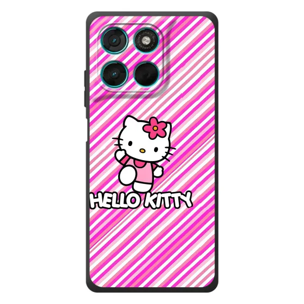 Чохол з принтом «Hello Kytty» для Motorola MOTO G86 Power