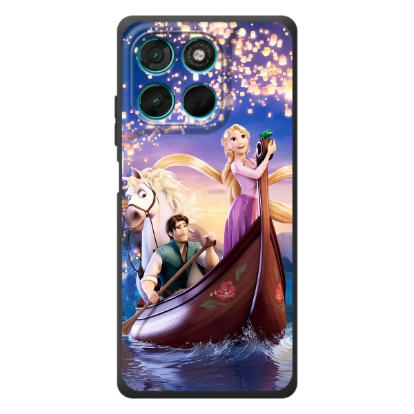 Чохол з принтом «Рапунцель і Флінн» для Motorola MOTO G86 Power