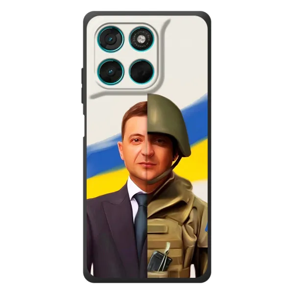 Чехол с принтом «Зеленский солдат» для Motorola MOTO G86 Power Чехол с принтом «Зеленский солдат» для Motorola MOTO G86 Power