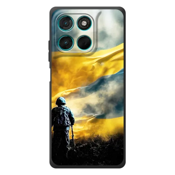 Чехол с принтом «Война» для Motorola MOTO G86 Power