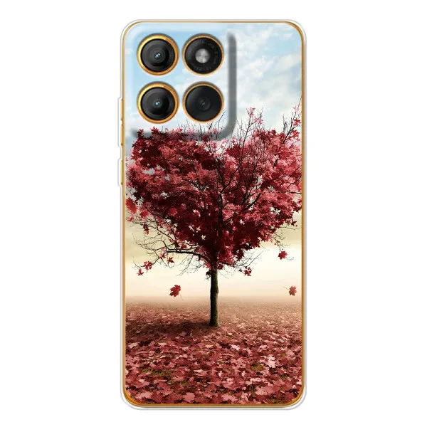 Чехол с принтом «Дерево сердце» для Motorola MOTO G86