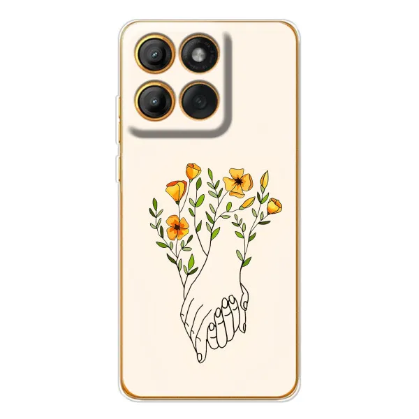 Чехол с принтом «Руки любви» для Motorola MOTO G86