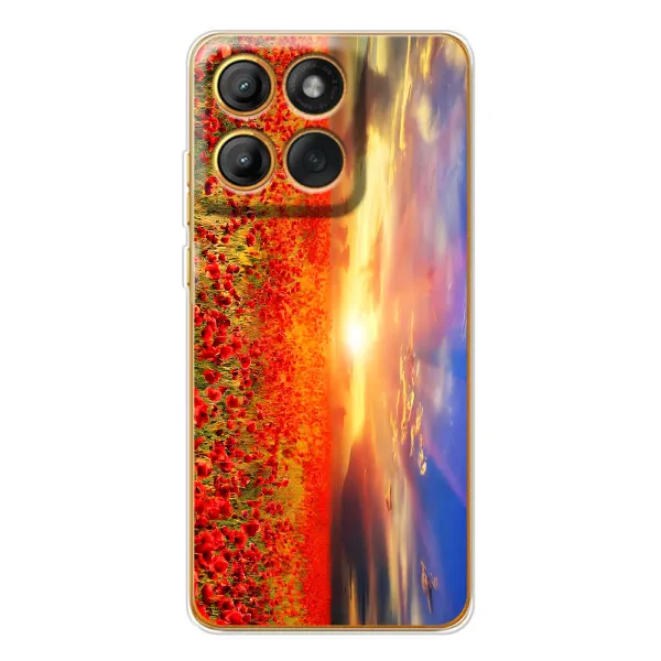Чехол с принтом «Поле тюльпанов» для Motorola MOTO G86 Чехол с принтом «Поле тюльпанов» для Motorola MOTO G86