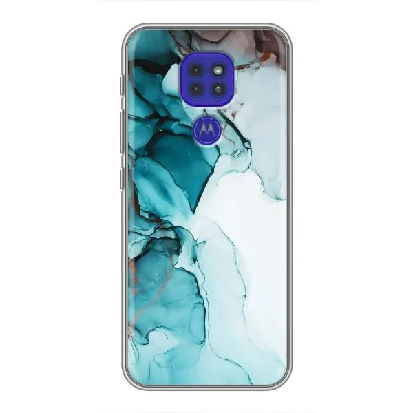 Чехол с принтом «Бирюзовый мрамор» для Motorola MOTO G9 Play Чехол с принтом «Бирюзовый мрамор» для Motorola MOTO G9 Play
