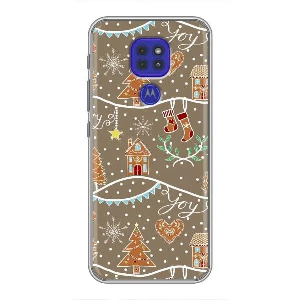 Чехол с принтом «Новогодние пряники» для Motorola MOTO G9 Play Чехол с принтом «Новогодние пряники» для Motorola MOTO G9 Play