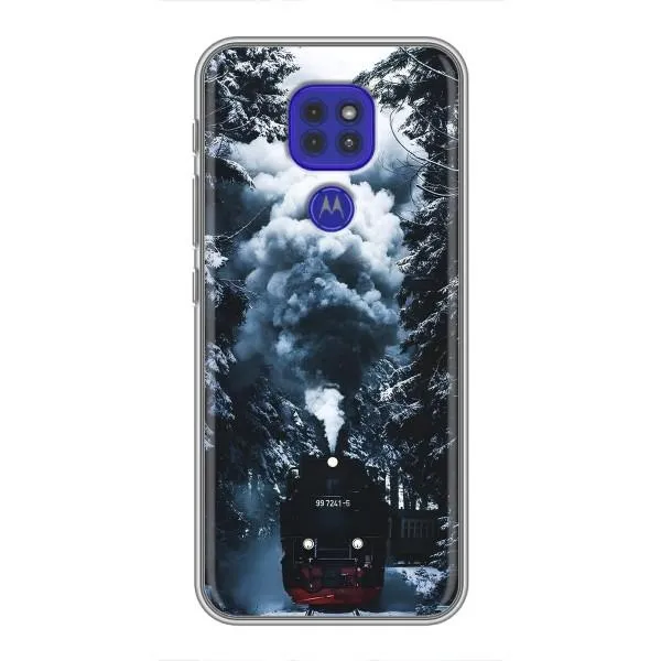 Чехол с принтом «Зимний поезд» для Motorola MOTO G9 Play Чехол с принтом «Зимний поезд» для Motorola MOTO G9 Play