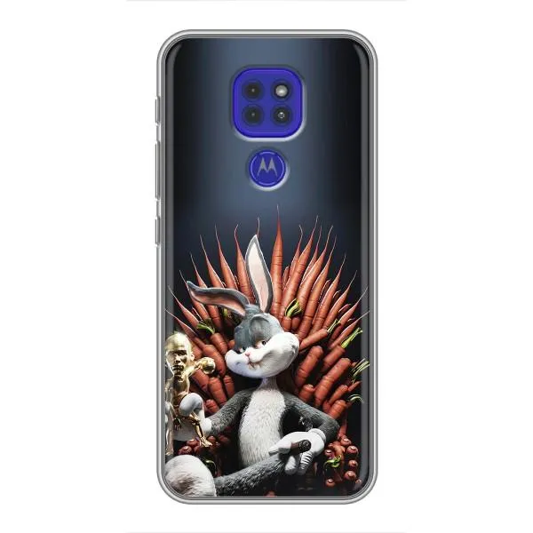 Чехол с принтом «Король Кролик» для Motorola MOTO G9 Play