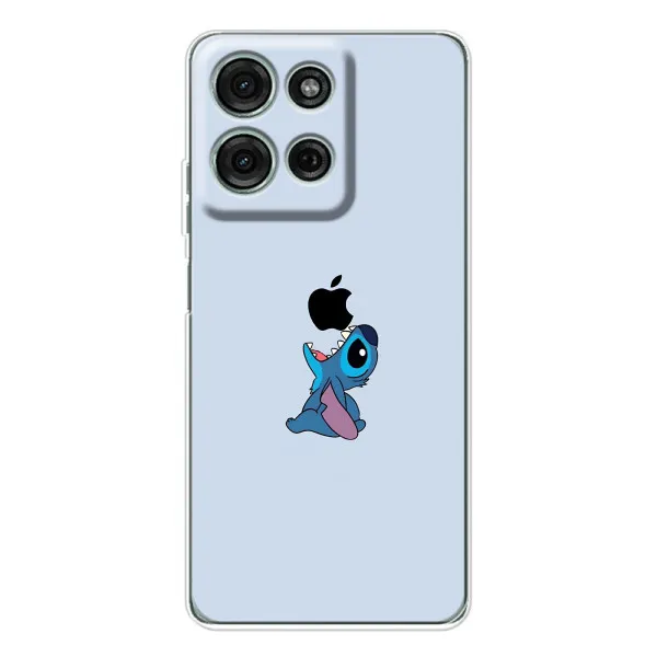 Чохол з принтом «Stitch apple» для Motorola Moto G96 5G Чохол з принтом «Stitch apple» для Motorola Moto G96 5G