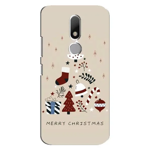 Чехол с принтом «Merry Christmas» для Motorola Moto M