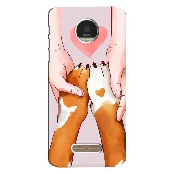 Чехол с принтом «Любовь к собакам» для Motorola MOTO Z Play Чехол с принтом «Любовь к собакам» для Motorola MOTO Z Play