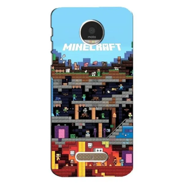 Чехол с принтом «фон Minecraft» для Motorola MOTO Z Play Чехол с принтом «фон Minecraft» для Motorola MOTO Z Play
