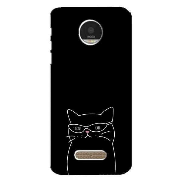 Чехол с принтом «Равнодушный кот» для Motorola MOTO Z Чехол с принтом «Равнодушный кот» для Motorola MOTO Z