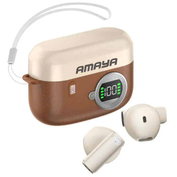 Бездротові TWS навушники Amaya ATW-36 — Brown