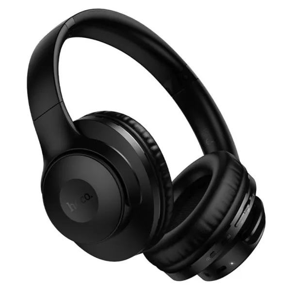 Накладные беспроводные наушники Hoco W71 Cool sound — Черный — фото 5