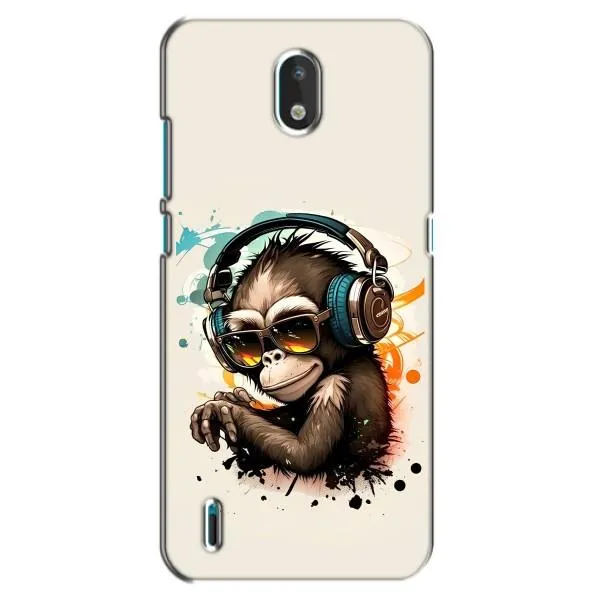 Чехол с принтом «Макака в наушниках» для Nokia 1.3 Чехол с принтом «Макака в наушниках» для Nokia 1.3