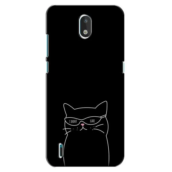 Чехол с принтом «Равнодушный кот» для Nokia 1.3