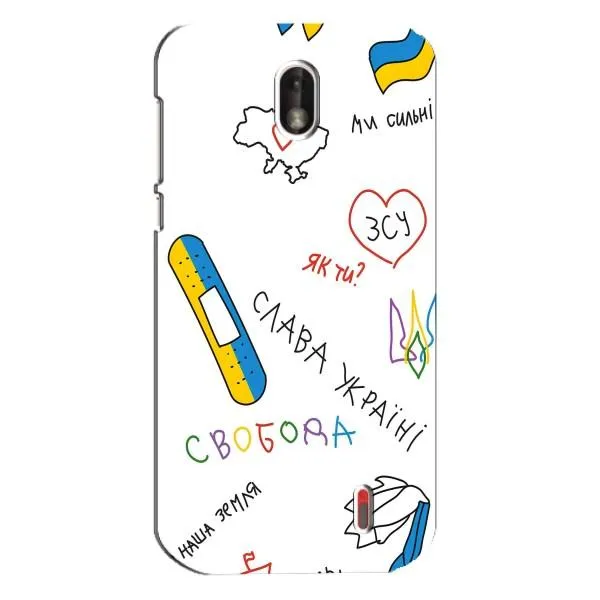 Чехол с принтом «Стикер» для Nokia 1