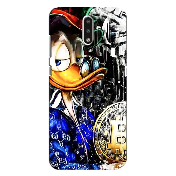 Чехол с принтом «Биткойн Скрудж» для Nokia 2.3
