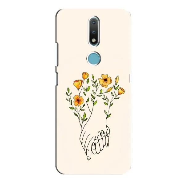 Чехол с принтом «Руки любви» для Nokia 2.4