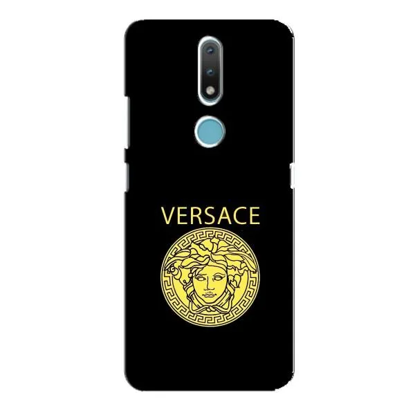 Чехол с принтом «Versace» для Nokia 2.4