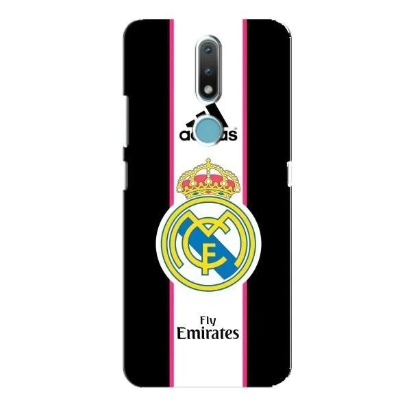 Чехол с принтом «лого Real Madrid» для Nokia 2.4