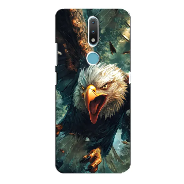 Чехол с принтом «Орел в полете» для Nokia 2.4