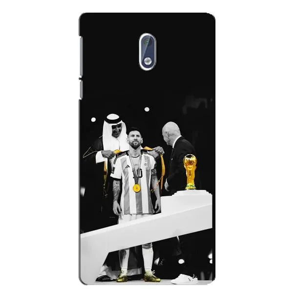 Чехол с принтом «Месси в накидке» для Nokia 3 Чехол с принтом «Месси в накидке» для Nokia 3