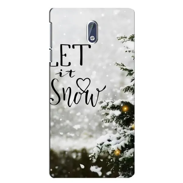 Чохол з принтом «Let it snow» для Nokia 3 Чохол з принтом «Let it snow» для Nokia 3