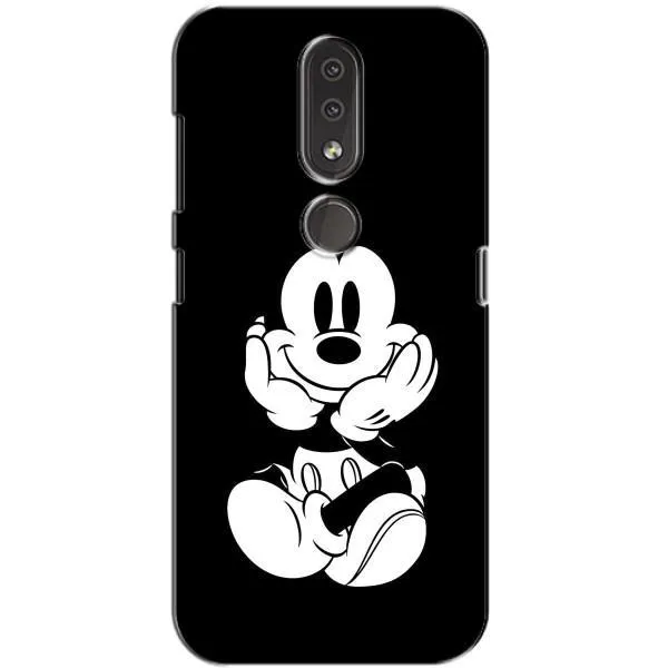 Чехол с принтом «Микки на черном» для Nokia 4.2 Чехол с принтом «Микки на черном» для Nokia 4.2