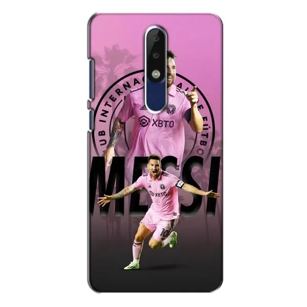 Чехол с принтом «Messi Miami» для Nokia 5.1 Plus (X5)