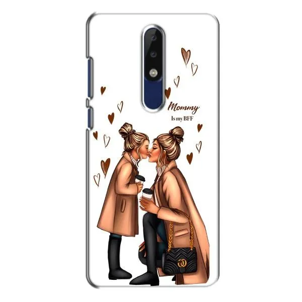 Чехол с принтом «Дочка и мама» для Nokia 5.1 Plus (X5)