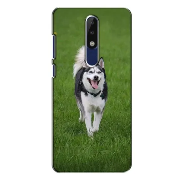 Чехол с принтом «Радостный Хаски» для Nokia 5.1 Plus (X5) Чехол с принтом «Радостный Хаски» для Nokia 5.1 Plus (X5)