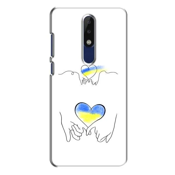 Чехол с принтом «Мир Украине» для Nokia 5.1 Plus (X5)