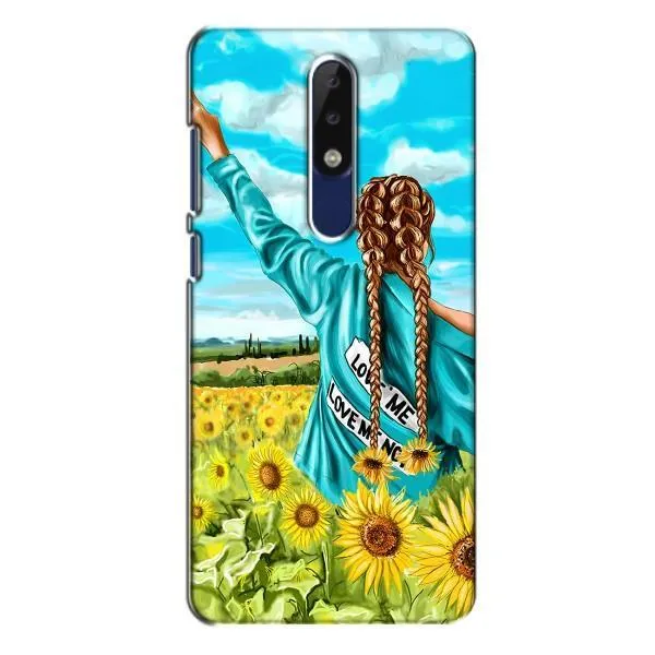 Чехол с принтом «Украиночка» для Nokia 5.1 Plus (X5)