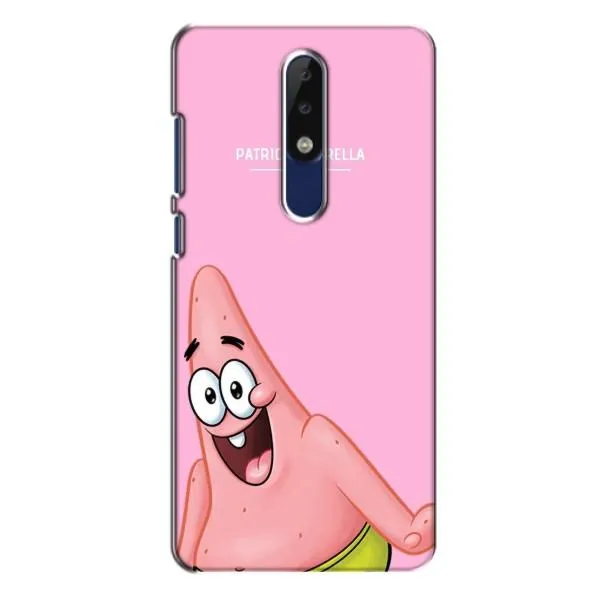 Чехол с принтом «Персонаж Патрик» для Nokia 5.1 Plus (X5)