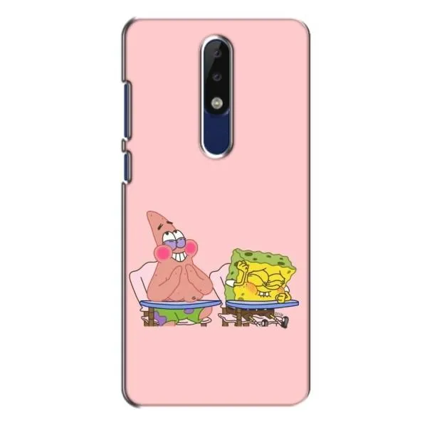 Чехол с принтом «За партой» для Nokia 5.1 Plus (X5)