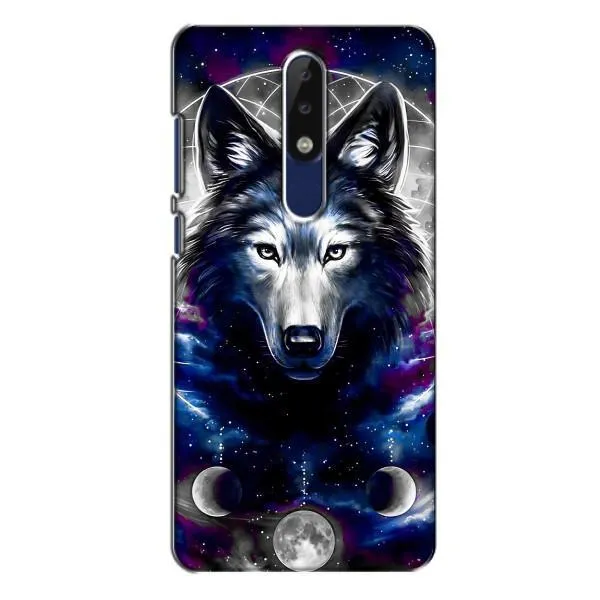 Чохол з принтом «Вовк» для Nokia 5.1 Plus (X5)