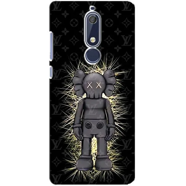 Чохол з принтом «Bearbrick LV» для Nokia 5.1 (2018)