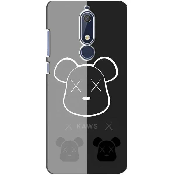 Чохол з принтом «БеарБрік очі» для Nokia 5.1 (2018)
