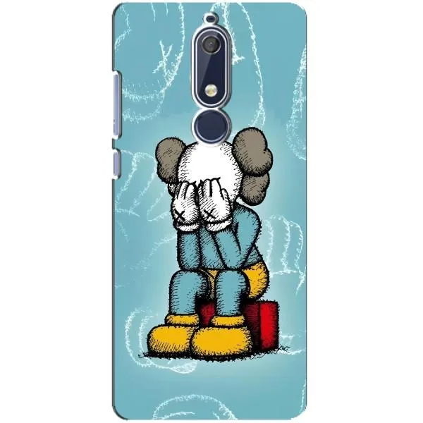 Чохол з принтом «Плач Bearbrick» для Nokia 5.1 (2018)