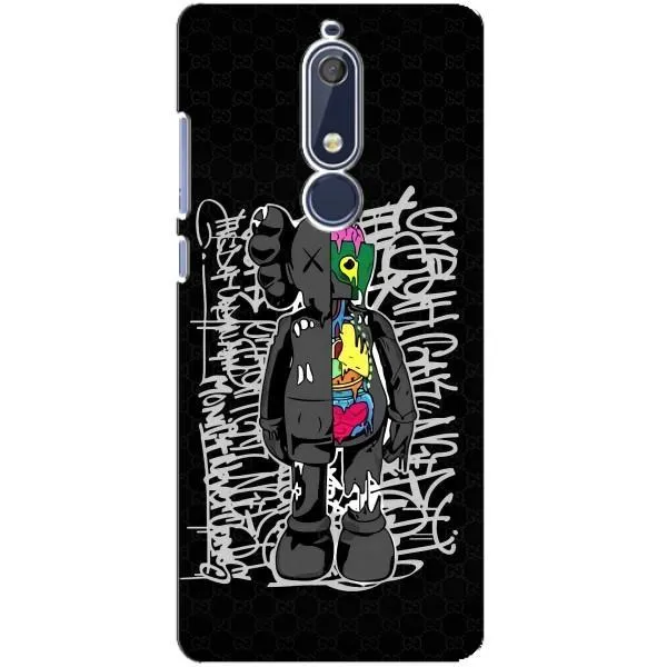 Чохол з принтом «Стиль Bearbrick» для Nokia 5.1 (2018)
