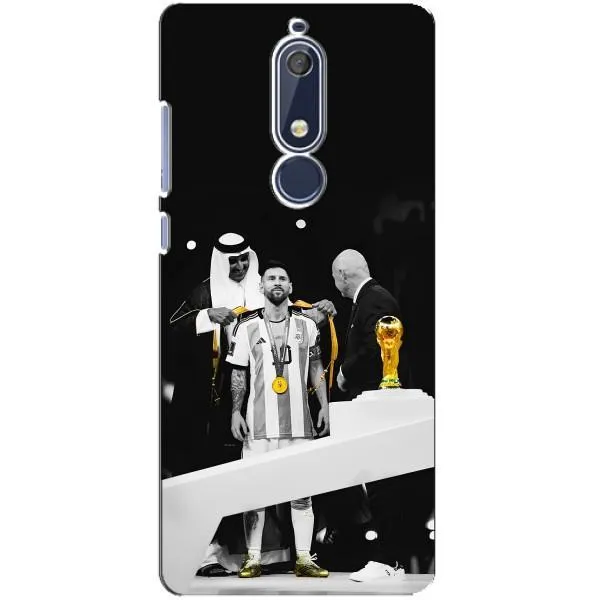 Чехол с принтом «Месси в накидке» для Nokia 5.1 (2018)
