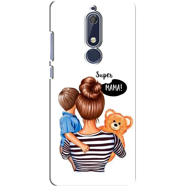 Чехол с принтом «Мама с сыном» для Nokia 5.1 (2018)
